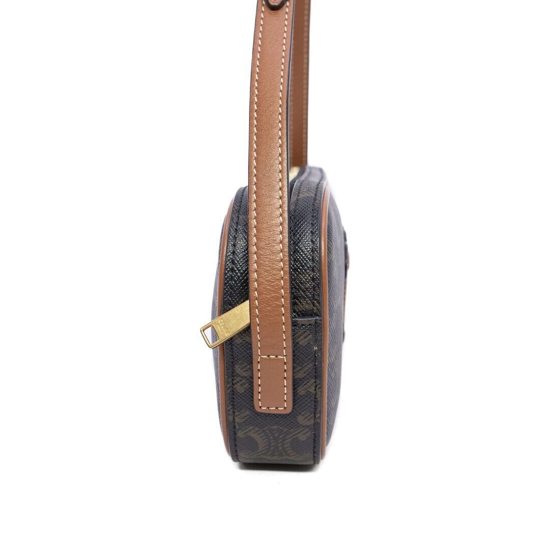 Celine Mini Camera Shoulder Bag Cuir Triomphe Canvas