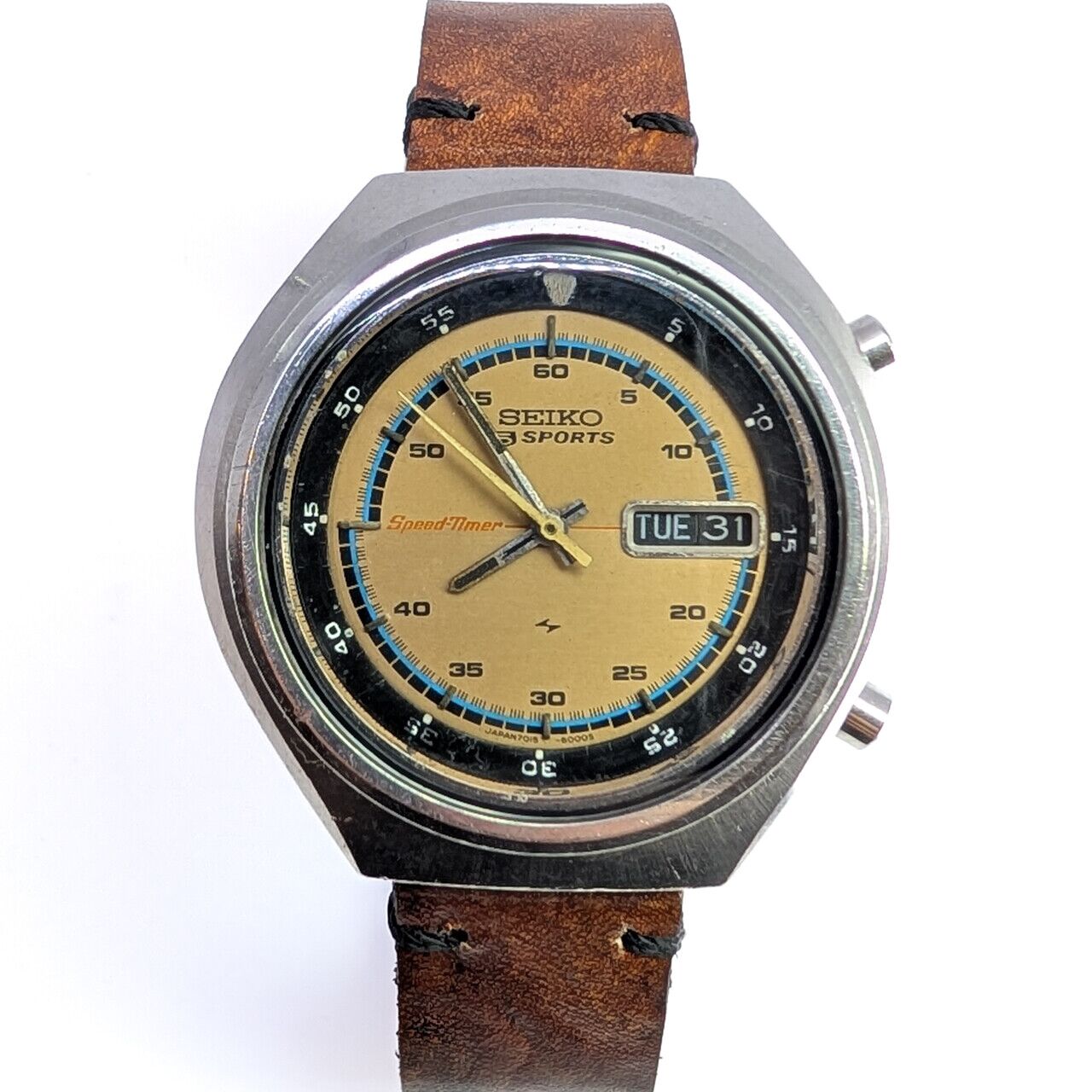 セイコー　5スポーツ(7015-6000) 　SEIKO 5 SPORTS 1973 Seiko 5 Sports SpeedTimer Flyback Chronograph (Ref