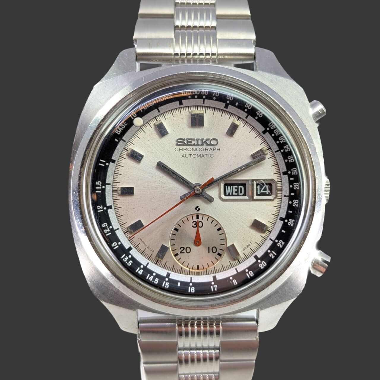 Vintage Seiko 6139-6020 Pulsation Doctor's Automatic Watch C