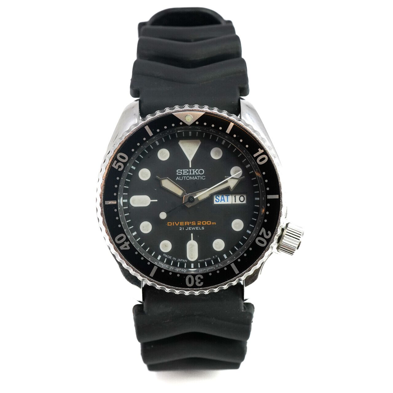 Seiko 7S26-0020 Scuba Diver 42mm Black Boy Automatic Watch