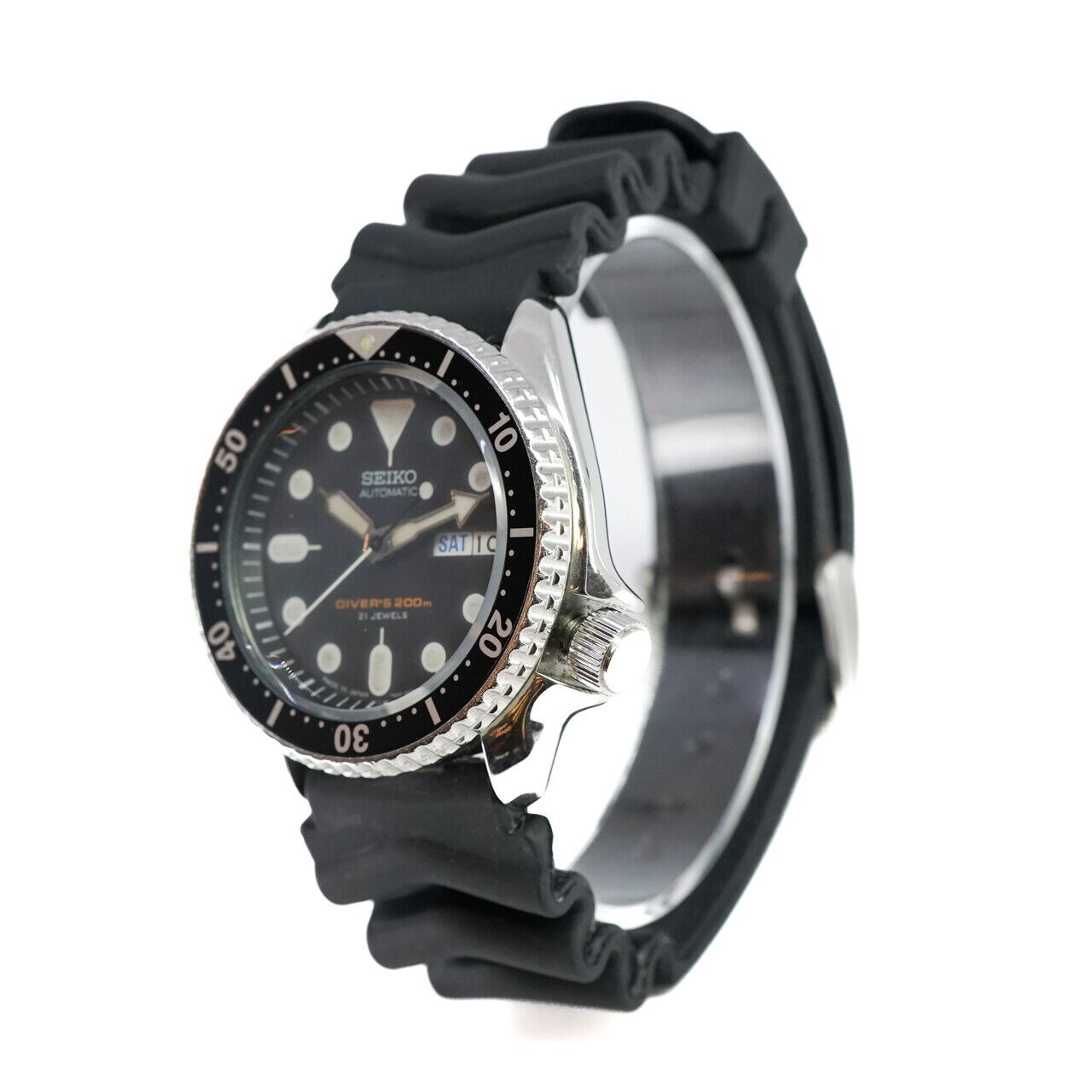 Seiko 7S26-0020 Scuba Diver 42mm Black Boy Automatic Watch
